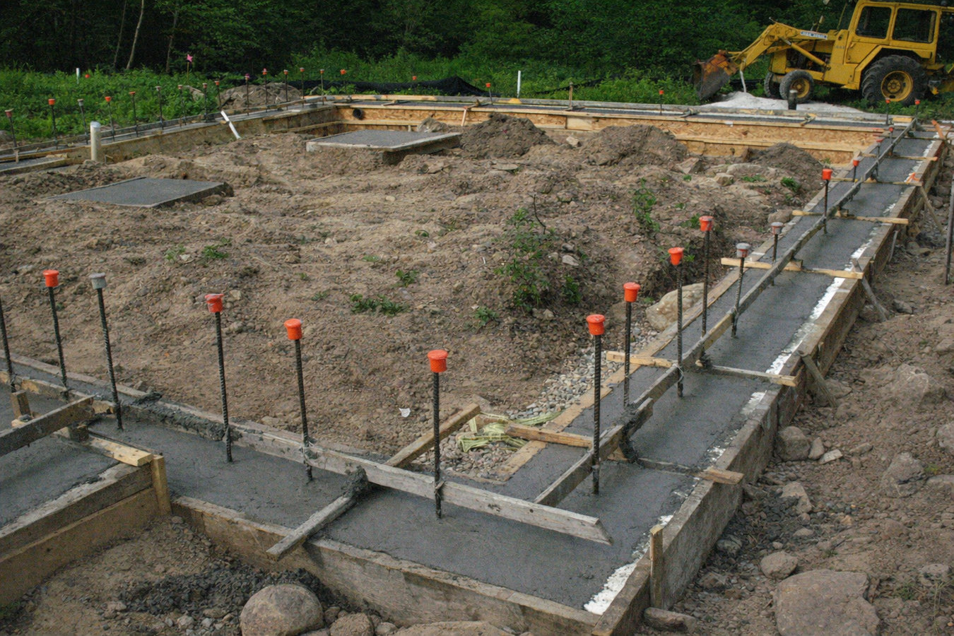 Concrete footings in Tustin, CA